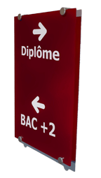 plaquette rouge diplome bac +2